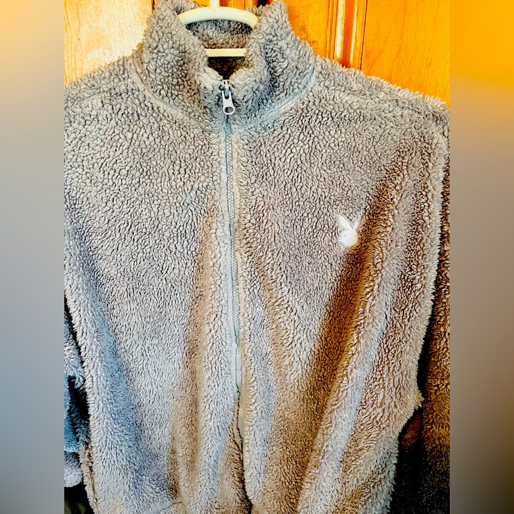 PLAYBOY Gray Fleece Sweater
